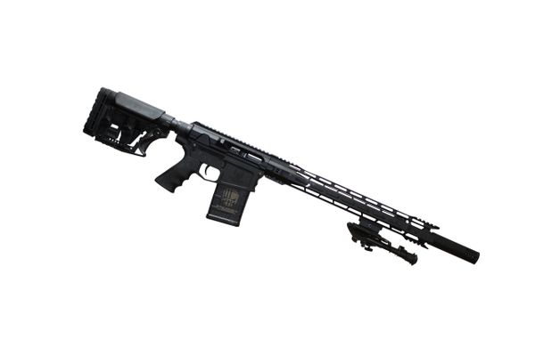 AR10 20" 308 WIN BILLET NON-RECIPROCATING SIDE CHARGING RIFLE W/ 16.5” MLOK LUTH-AR MBA-3