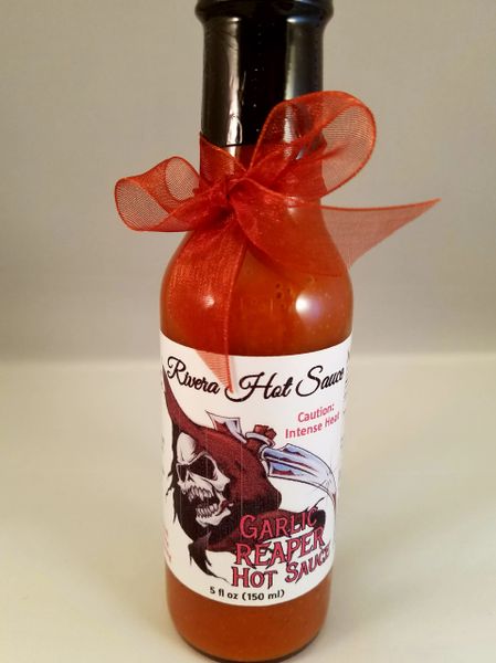 “INTERNATIONAL AWARD WINNER " “Garlic Reaper” Hot Sauce | Rivera Hot Sauce