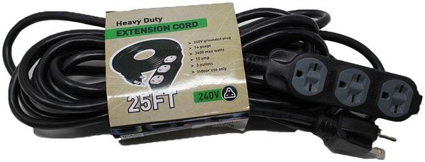 240v Extension Cord >> Nobel Commercial Heavy Duty Extension Cord 25 Ft 240v With 3 Outl 240v Extension Cord >> Nobel Commercial Heavy Duty Extension Cord 25 Ft 240v With 3 Outl