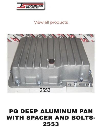 TSI Powerglide Transmission Deep Aluminum Pan Kit