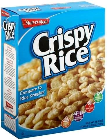 CEREAL, CRISPY RICE, BAG 32 OZ, OU