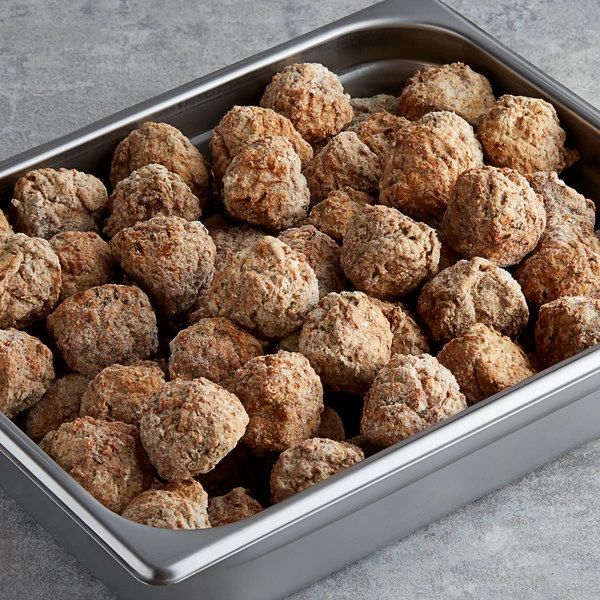 MEATBALLS, FULLY COOKED, 160 COUNT/10 LB