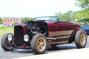 1932 Ford Ox Blood roadster with a 355 small block chevy 