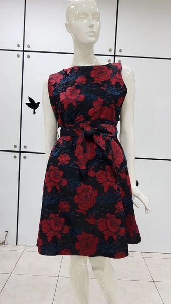 Mini Red or Yellow or Pink or Gray Rosy Dress (IDR 579.500)