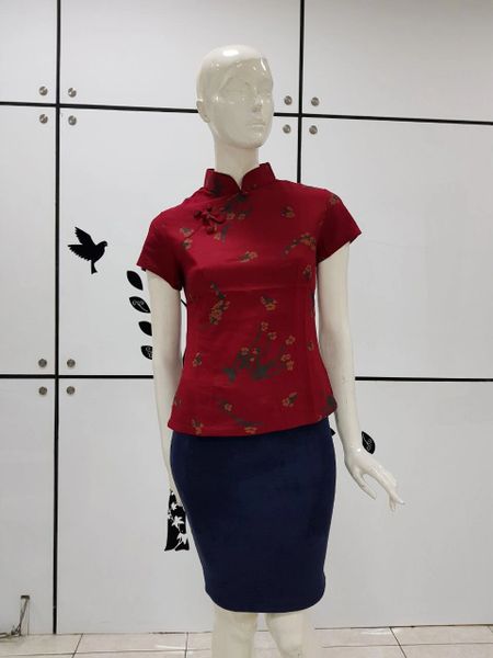 Red Chinese Blouse (IDR 329.500)