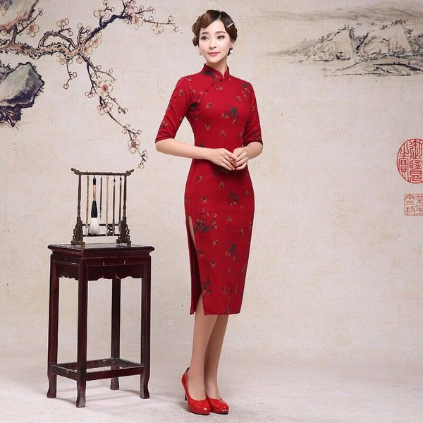 Red Chinese Dress 2 (IDR 699.500)