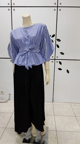 Blue Stripes Blouse (IDR 329.500)