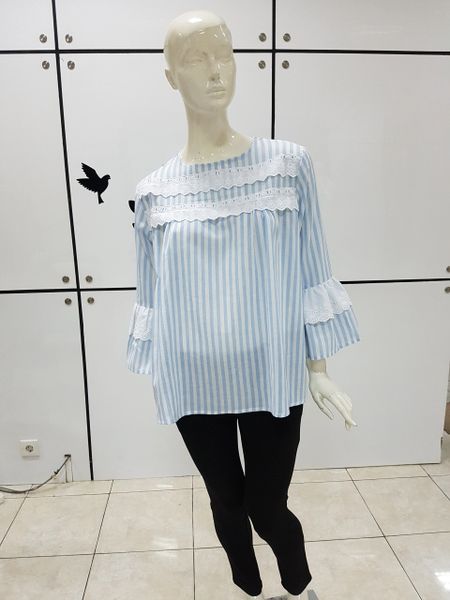 Blue Stripes Blouse 3 (IDR 329.500)