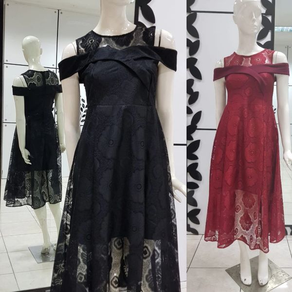 Christmas Dress in Red and Black (IDR 699.500)