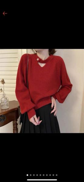 Long Sleeve Knit Blouse