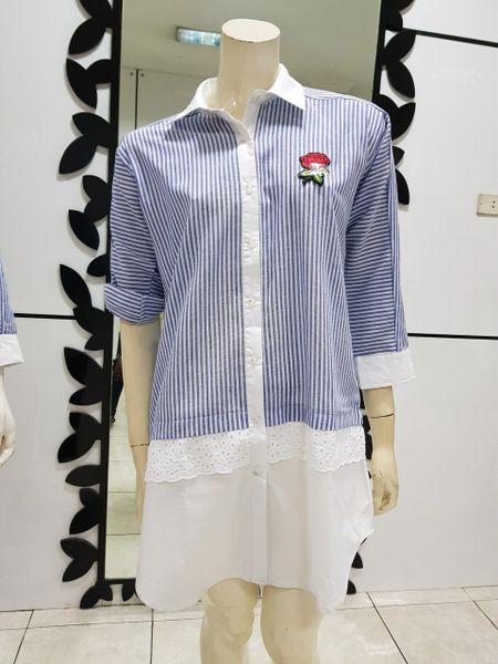 Blue Stripes Blouse (IDR 359.500)