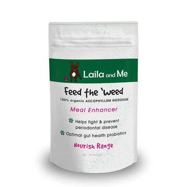 Laila & Me Meal Topper "Feed the Weed" Seaweed Supplement for Dogs-60g