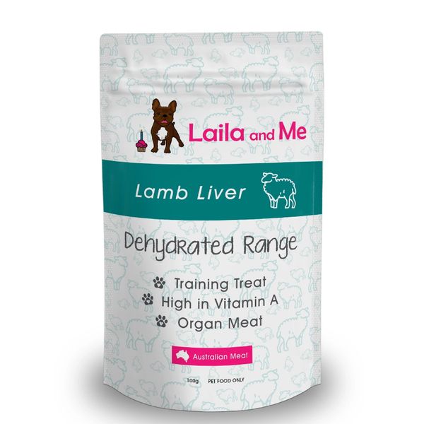 Laila & Me Dehydrated Australian Lamb Liver Treats - 100g