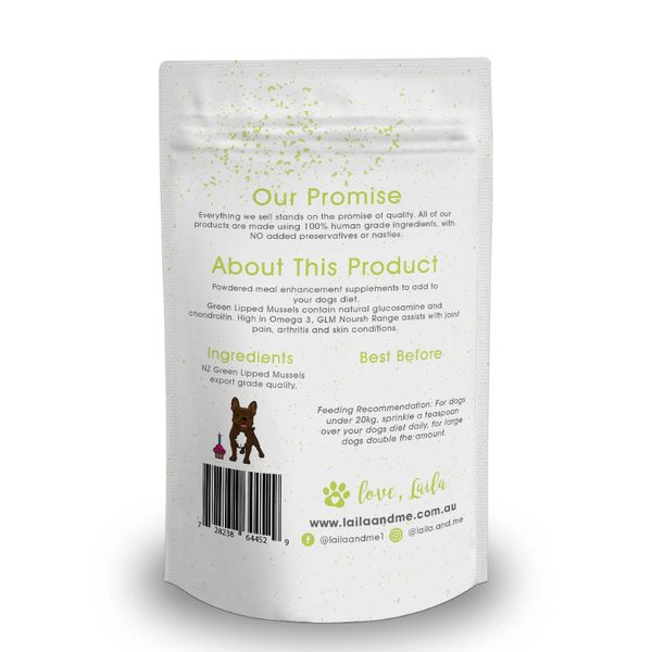 green lip mussel powder, meal topper, meal enhancer, dog and cats Dog