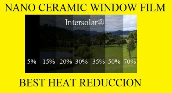 Window film Tint 2 ply  high quality 20% Medium  Carbon  Intersolar® 48" x 50 FT 