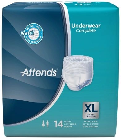 Attends HEAVY Absorbency X-Large Protective Underwear - 56ct