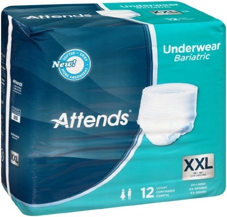 Attends HEAVY Absorbency 2X-Large Protective Underwear - 48ct