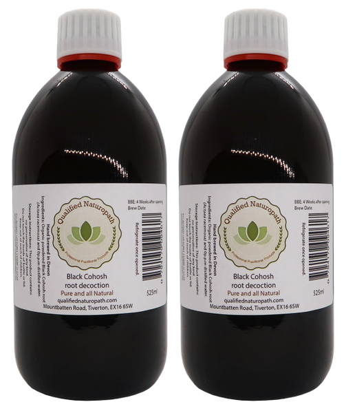 Black Cohosh Root Decoction Twin Pack 1050ml (2x525ml) In Glass UV