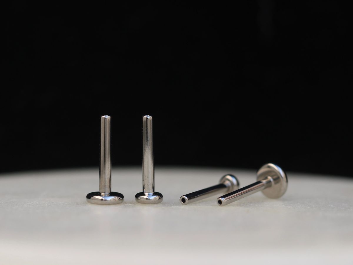 16g Titanium Post Backing - Threadless (Pin-set)