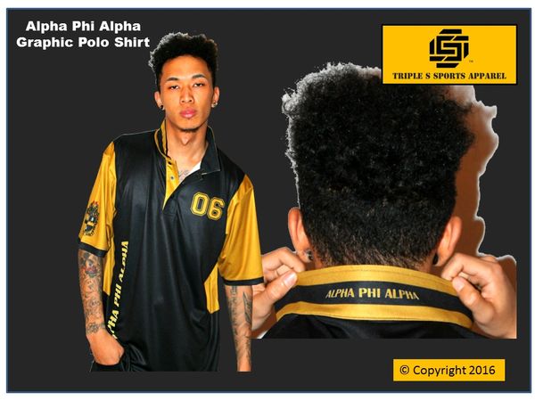 Alpha Phi Alpha Striped Baseball Jersey