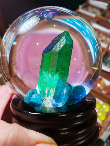 Green hot sale aura quartz