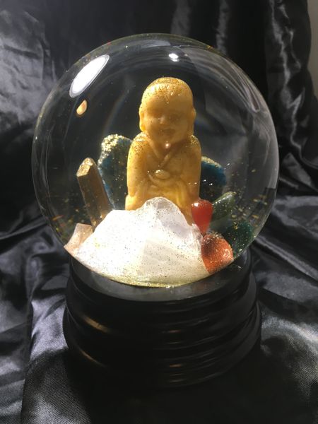 Jade Buddha Large Globe -Manifestion And Abundance.