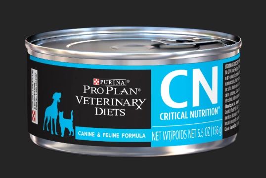 Purina pro plan veterinary diets 2024 critical nutrition