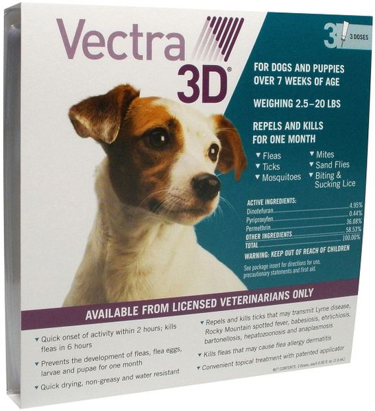 Vectra 3d outlet for puppies