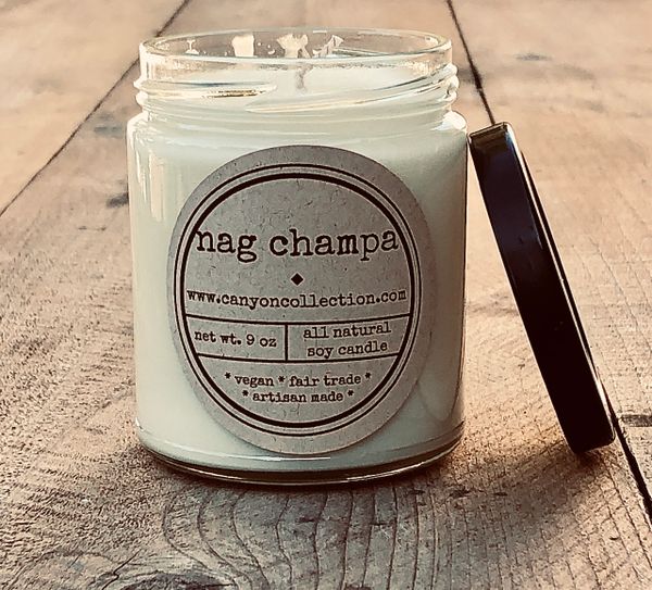 Nag Champa Natural 9 oz. Soy Candle