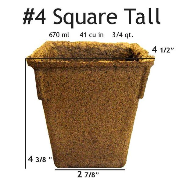 4 Square Tall - 132 pots