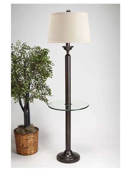 Floor Lamp With Glass Tray Affordable Lamps Online Florida Buy