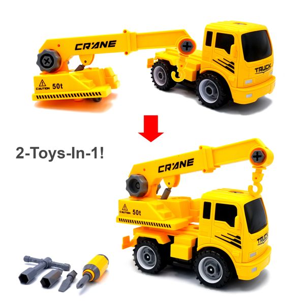 Remote control deals crane truck toy