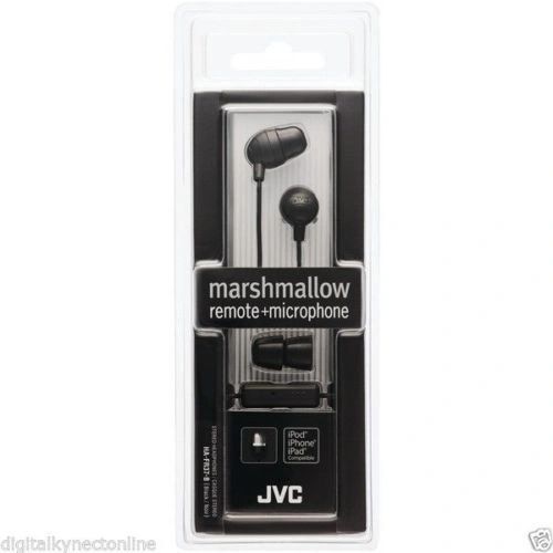 Audio JVC HAFR37B Marshmallow® InnerEar Earbuds with Microphone