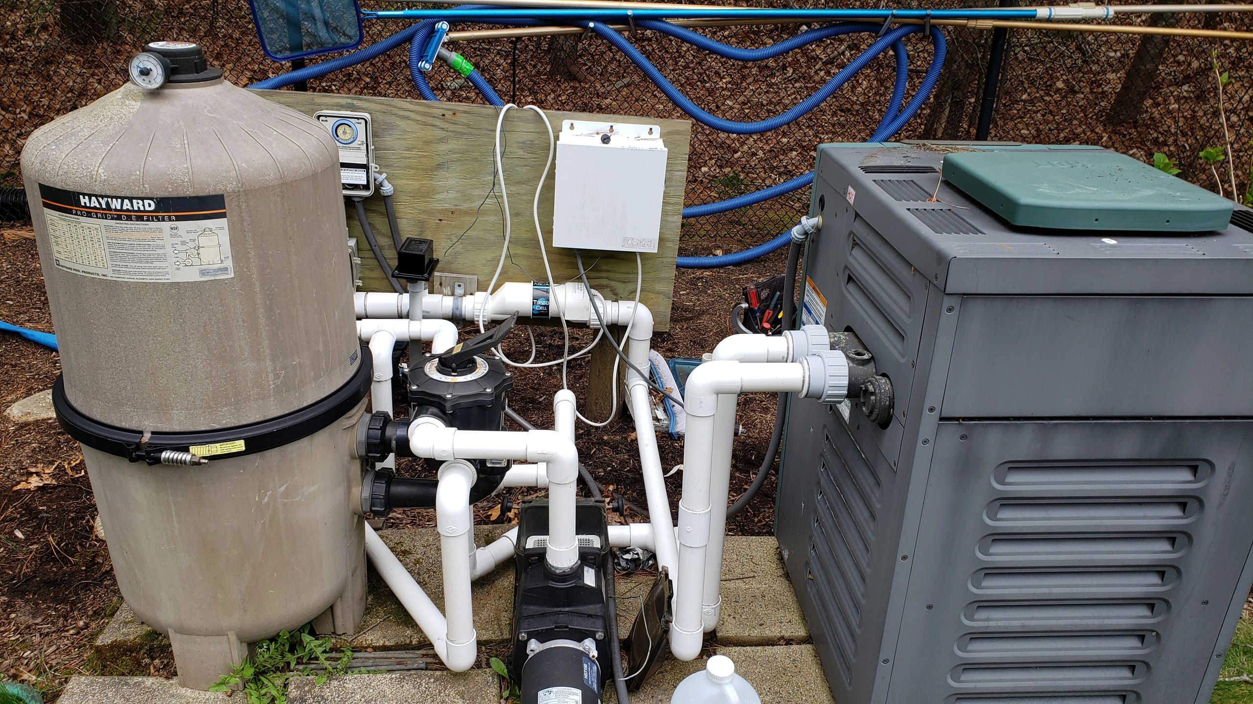 Swimming pool Filtration and heating unit