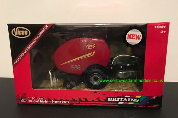BRITAINS 43221 1:32 SCALE VICON FASTBALE BALER