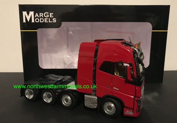 MARGE MODELS 1:32 SCALE VOLVO FH16 8X4 RED