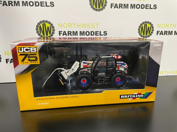 BRITAINS 43317 1:32 SCALE JCB LOADALL 75TH ANNIVERSARY SPECIAL LIMITED EDITION