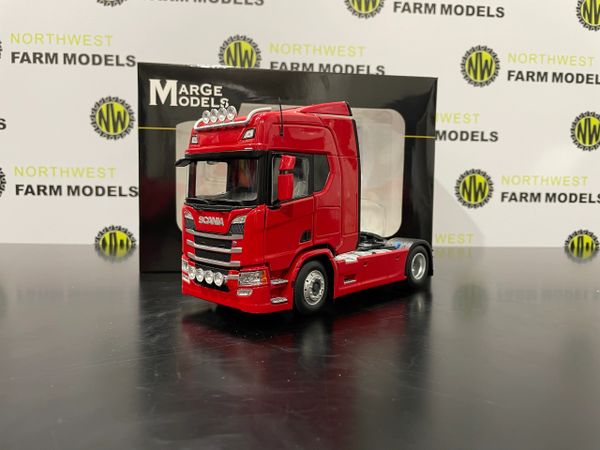 MARGE MODELS 1:32 SCALE SCANIA R500 4X2 RED