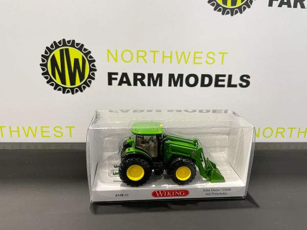 035802 WIKING JOHN DEERE 7280R WITH FRONT LOADER 1:87 SCALE