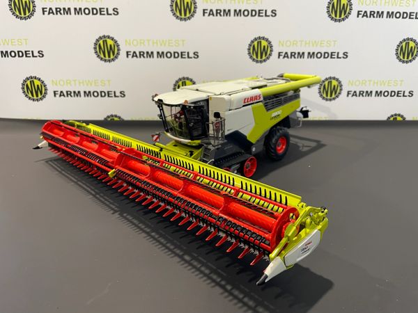 MARGE MODELS 1:32 SCALE CLAAS LEXION 8900TT WITH CONVIO 1380 HEADER AND TRAILER