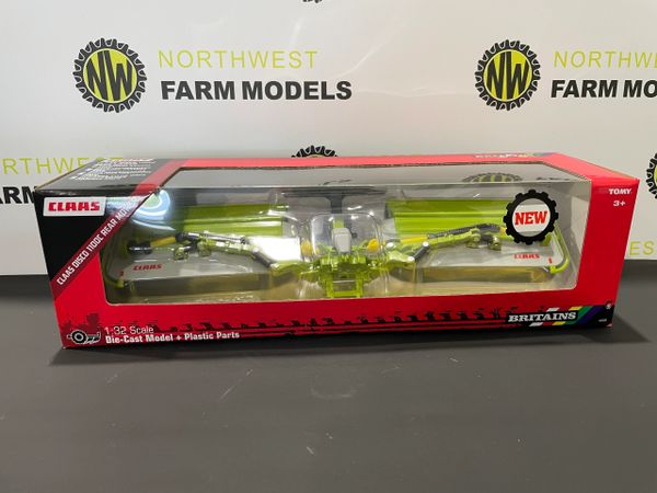 BRITAINS 43303 1:32 SCALE CLAAS DISCO 1100C BUTTERFLY MOWERS