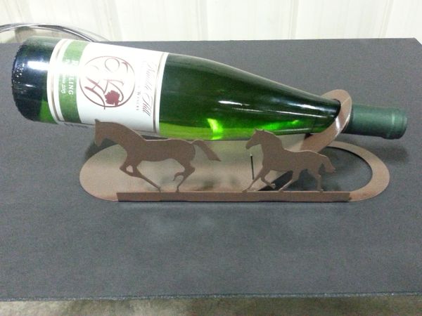 Horse wine bottle online holder