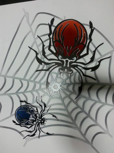 Spiders In Their Web