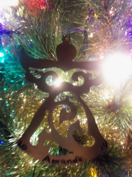 Christmas Angel Ornament - No Back