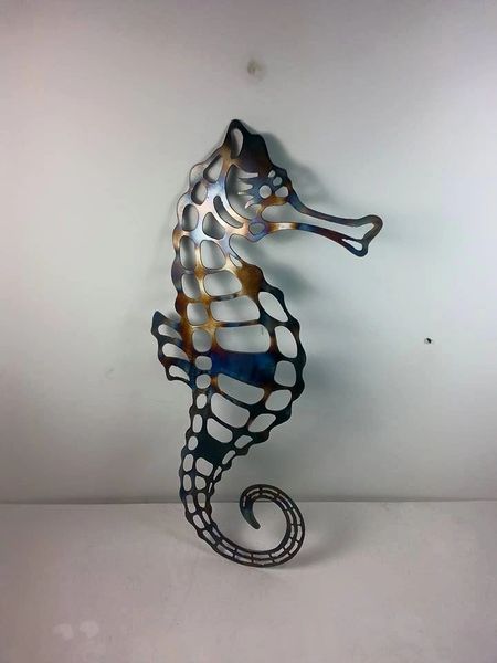 Detailed Seahorse with Patina