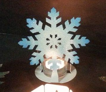 Snowflake Tea Light Holder