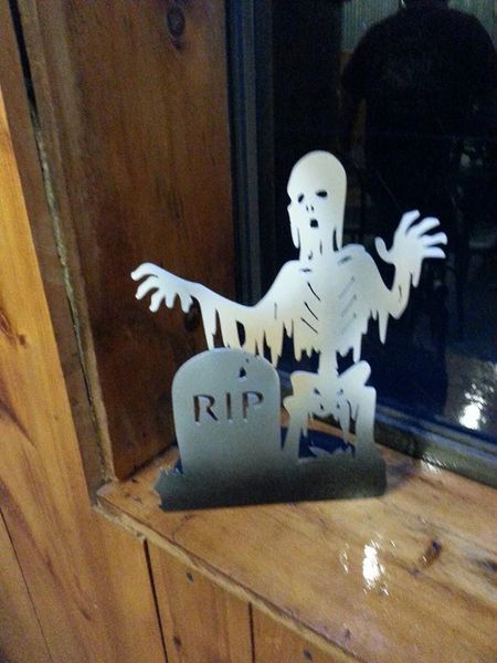 R.I.P. Mummy Headstone Candle Holder