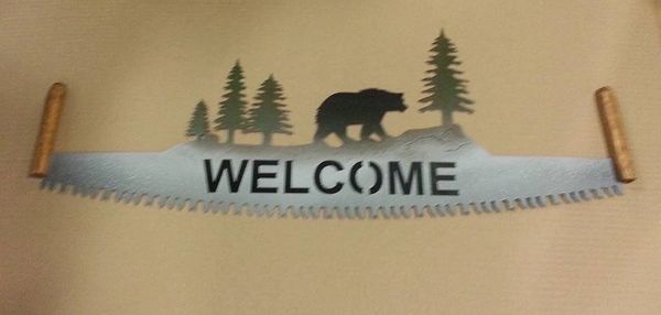 Welcome Bear With Handles