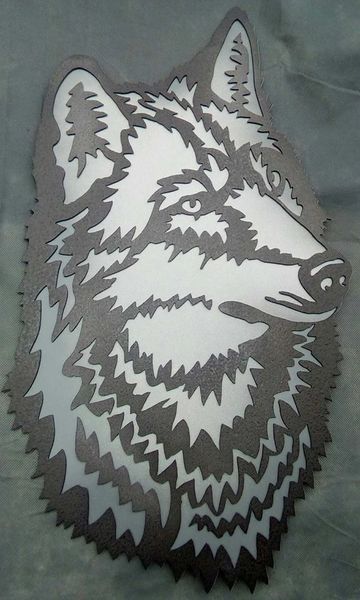 Black and Grey Wolf