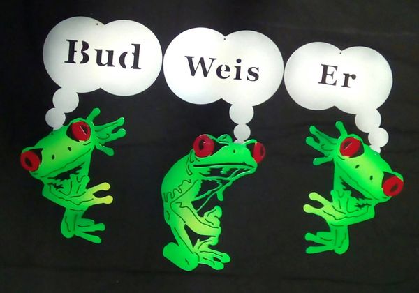 Our take on the Budweiser Frogs